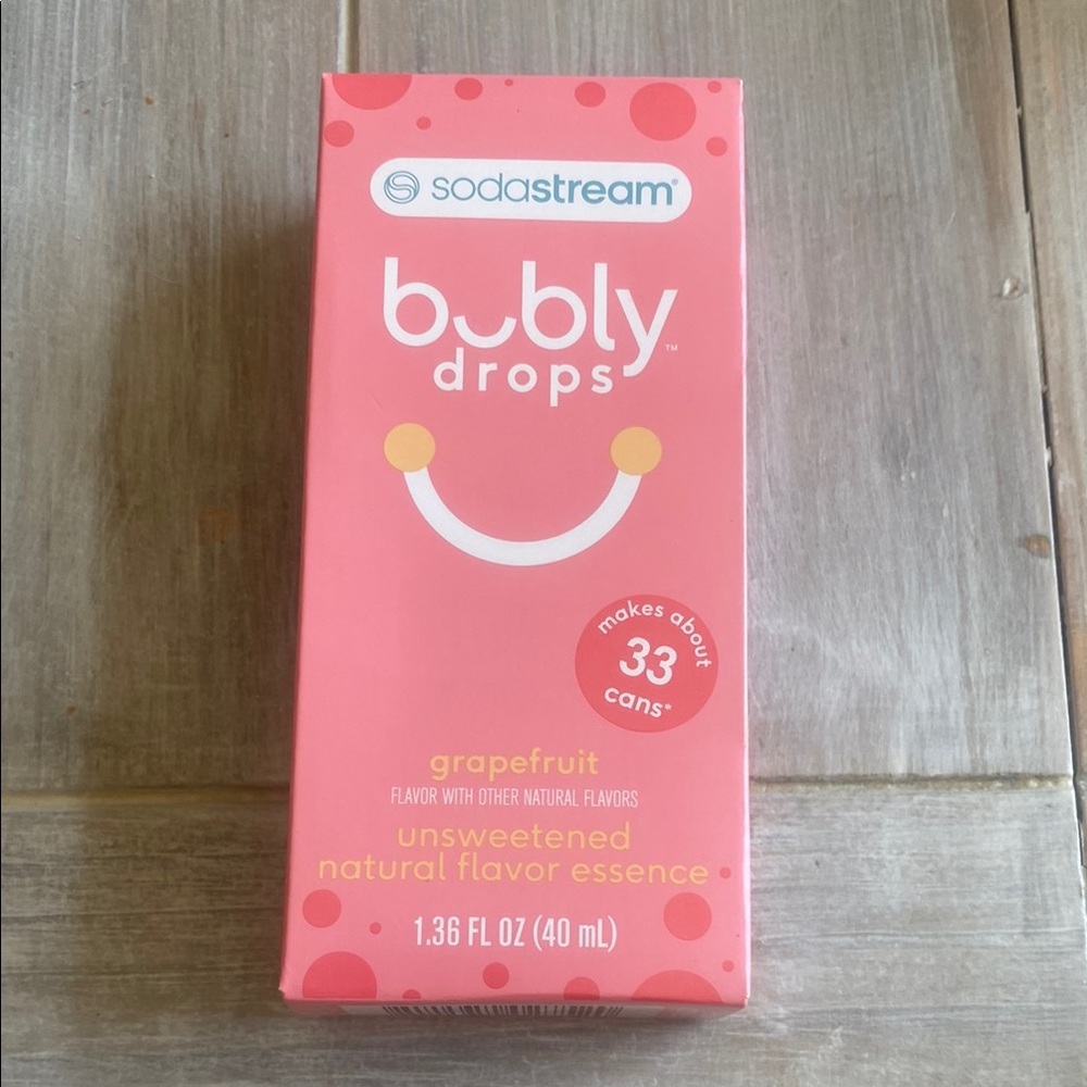 Bubly Drops Grapefruit Flavor